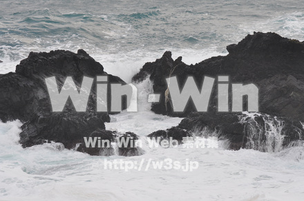 冬の日本海の写真素材 W-002635