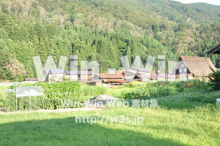 白川郷の写真素材 W-002026