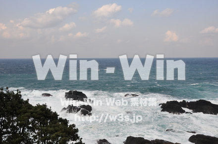 冬の日本海の写真素材 W-002648