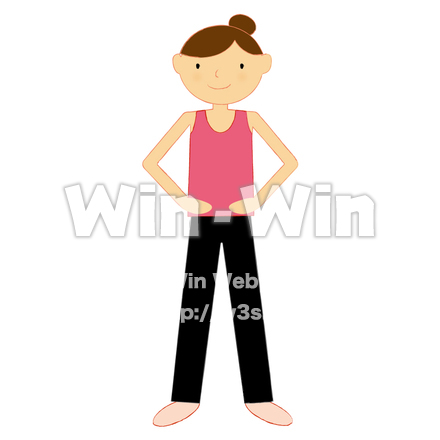 体操のCG・イラスト素材 W-003644