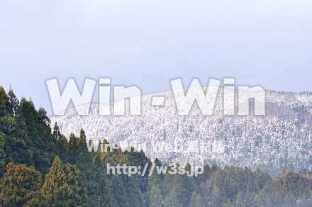 雪景色の写真素材 W-002600