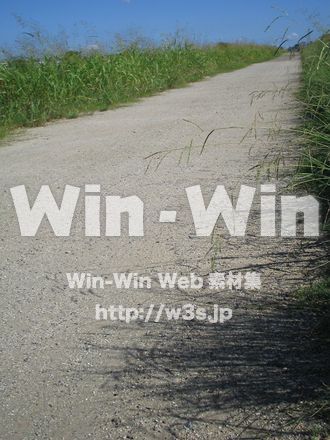 土手道の写真素材 W-003154