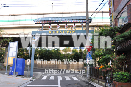 川崎コリアタウン（セメント通り）の写真素材 W-002811