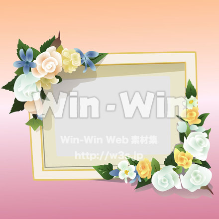 フレームのCG・イラスト素材 W-003160