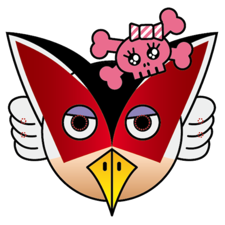 お面 D-003879 の工作用印刷物