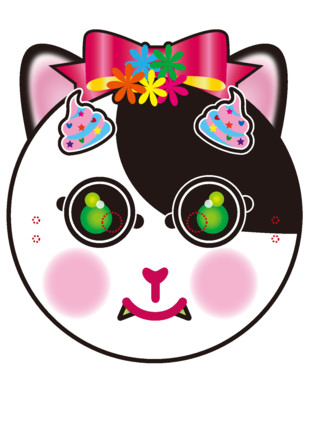 お面　ネコ D-003826 のその他