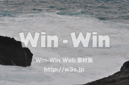 冬の日本海の写真素材 W-002631