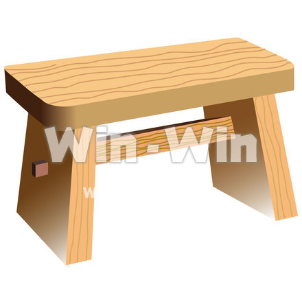 風呂用腰掛のCG・イラスト素材 W-003565