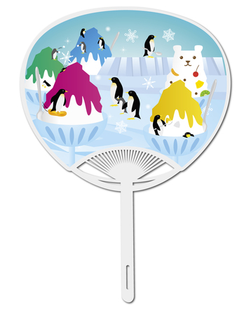 なかはらっぱうちわ D-003500 のうちわ