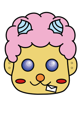 羊のお面 D-003083 のその他