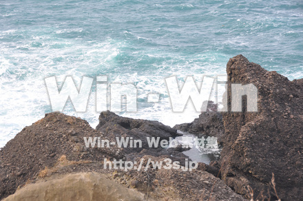 冬の日本海の写真素材 W-002654