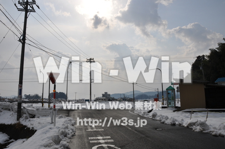 雪景色の写真素材 W-002612