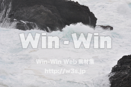 冬の日本海の写真素材 W-002638