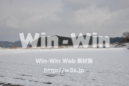 雪景色の写真素材 W-002611