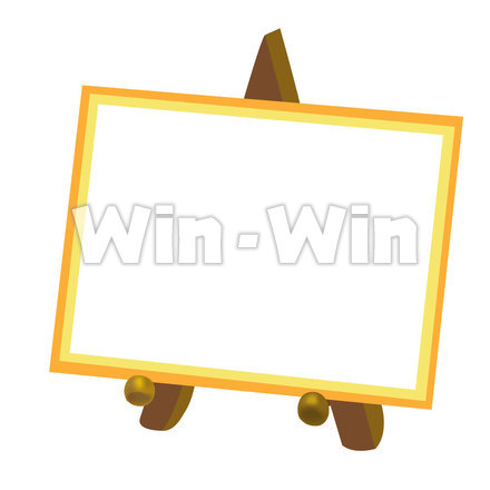 メニューイーゼルのCG・イラスト素材 W-003159