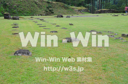 一乗谷朝倉氏遺跡の写真素材 W-002271