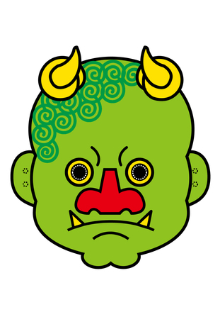 鬼のお面 D-002943 のその他