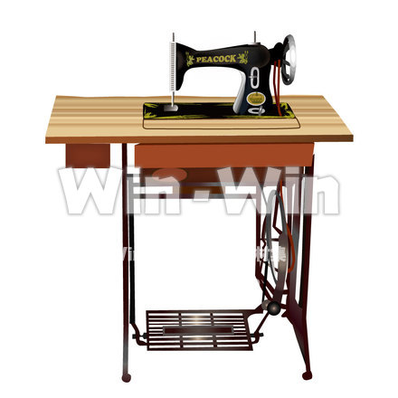 ミシンのCG・イラスト素材 W-003106