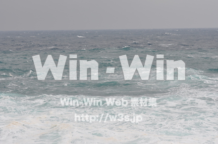 冬の日本海の写真素材 W-002633