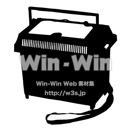 虫かごのシルエット素材 W-003246