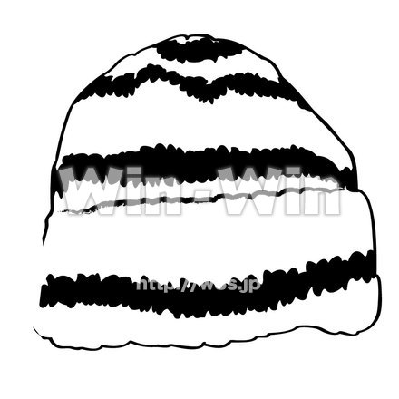 帽子のシルエット素材 W-002898