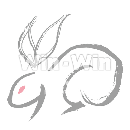 うさぎのCG・イラスト素材 W-002227