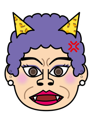 鬼のお面 D-002932 のその他