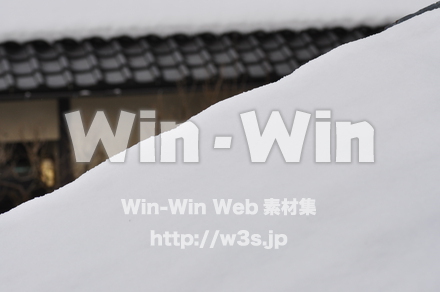 雪景色の写真素材 W-002620