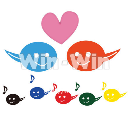 オタマジャクシのキャラクターのCG・イラスト素材 W-002958