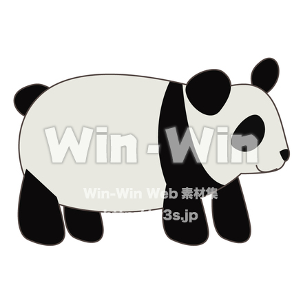 パンダのCG・イラスト素材 W-003629