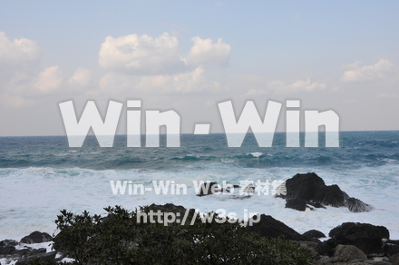 冬の日本海の写真素材 W-002661