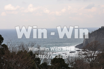 冬の日本海の写真素材 W-002643