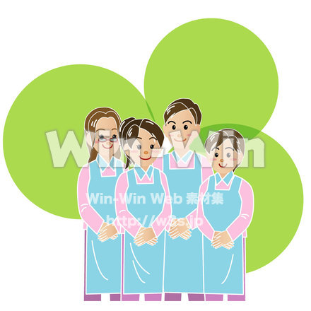 介護士のCG・イラスト素材 W-003176