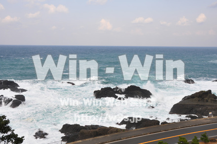 冬の日本海の写真素材 W-002649