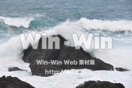 冬の日本海の写真素材 W-002664