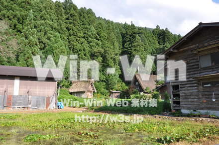 白川郷の写真素材 W-002019