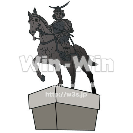 伊達政宗像のCG・イラスト素材 W-002940