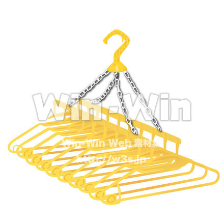ハンガーのCG・イラスト素材 W-003163