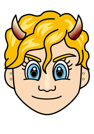 節分の鬼のお面 D-002876 のその他