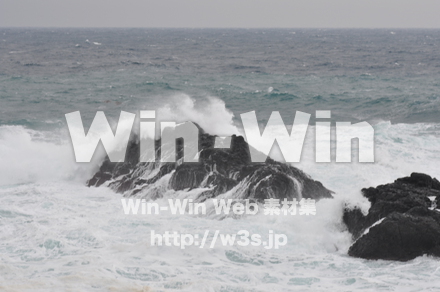 冬の日本海の写真素材 W-002640