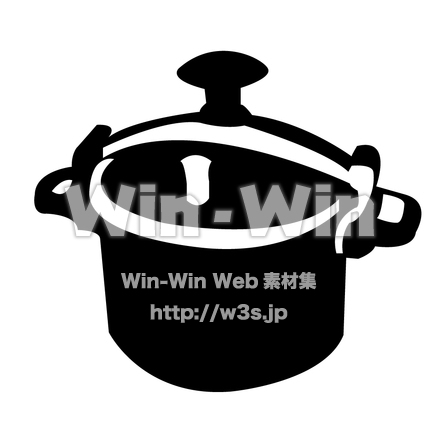 圧力がまのシルエット素材 W-002613