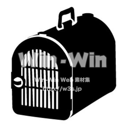 キャリーのシルエット素材 W-002918