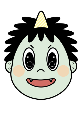 鬼のお面 D-002959 のその他