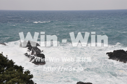 冬の日本海の写真素材 W-002647