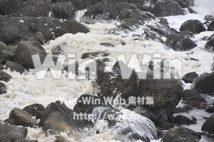 冬の日本海の写真素材 W-002658