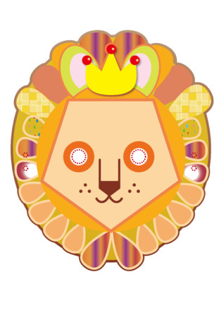 ライオンのお面 D-003827 のその他