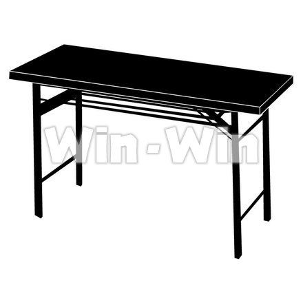 机のシルエット素材 W-002859