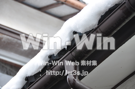 雪景色の写真素材 W-002617