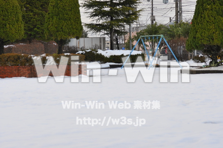 雪景色の写真素材 W-002621