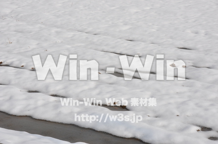 雪景色の写真素材 W-002610